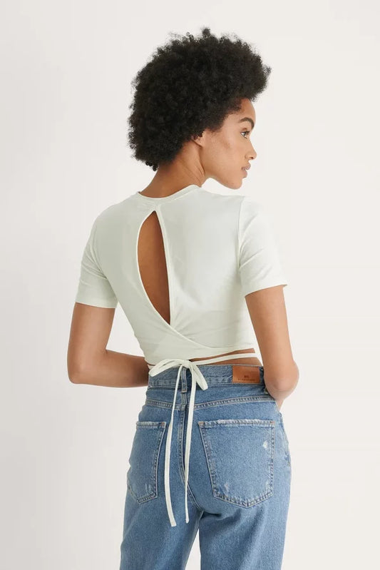 Twist Strap Top Offwhite