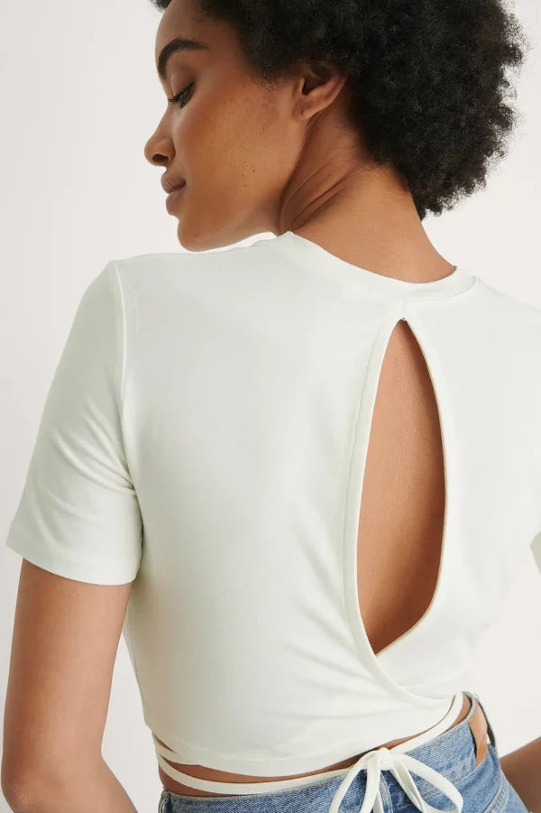 Twist Strap Top Offwhite