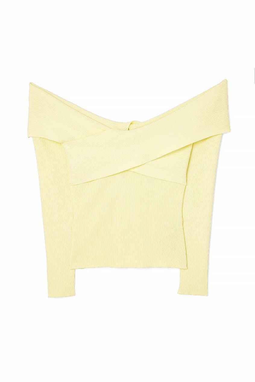 Na-kd Off Shoulder Long Sleeve Top