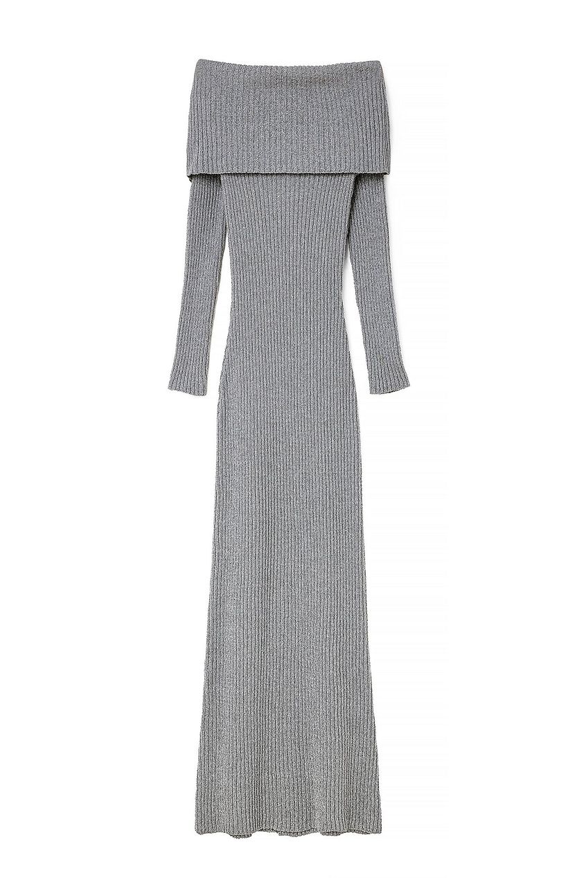 Off Shoulder Open Back Dress