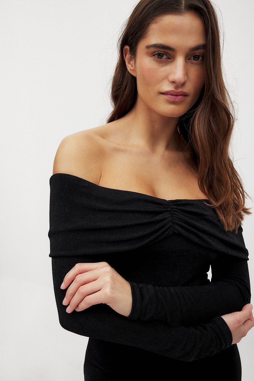 Na-kd Offshoulder Maxi Dress
