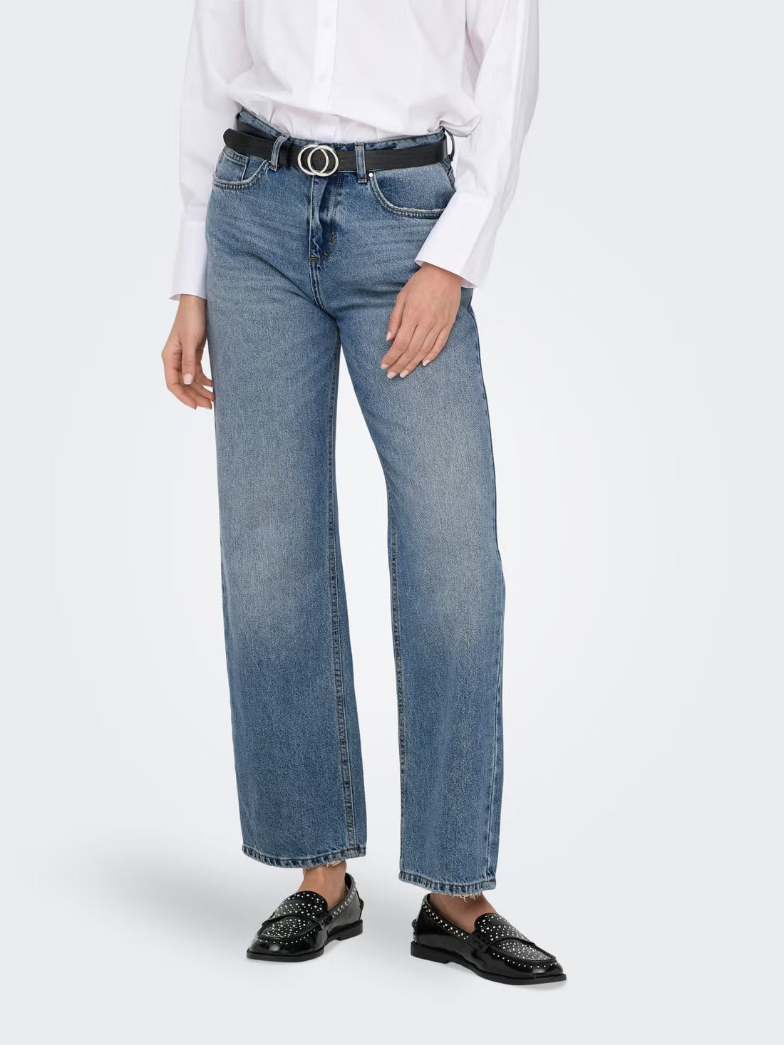 ONLELLA Mid waist Straight Fit Jeans