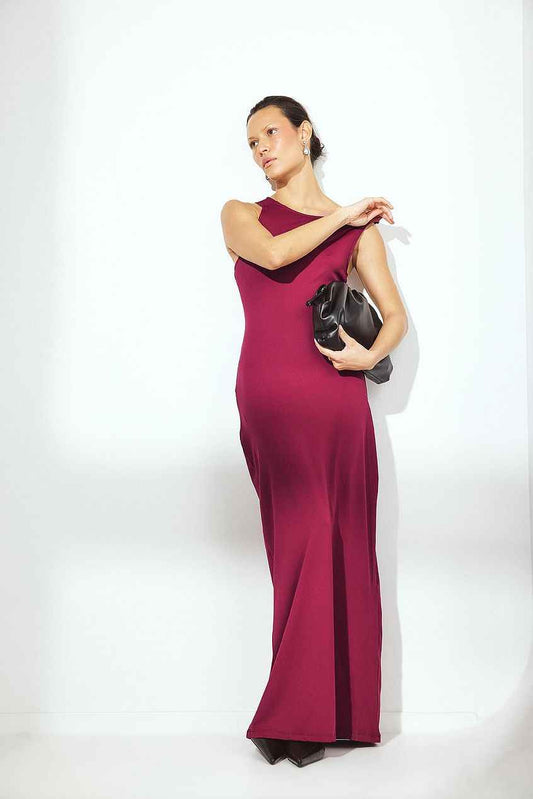 Na-kd Open Back Maxi Dress