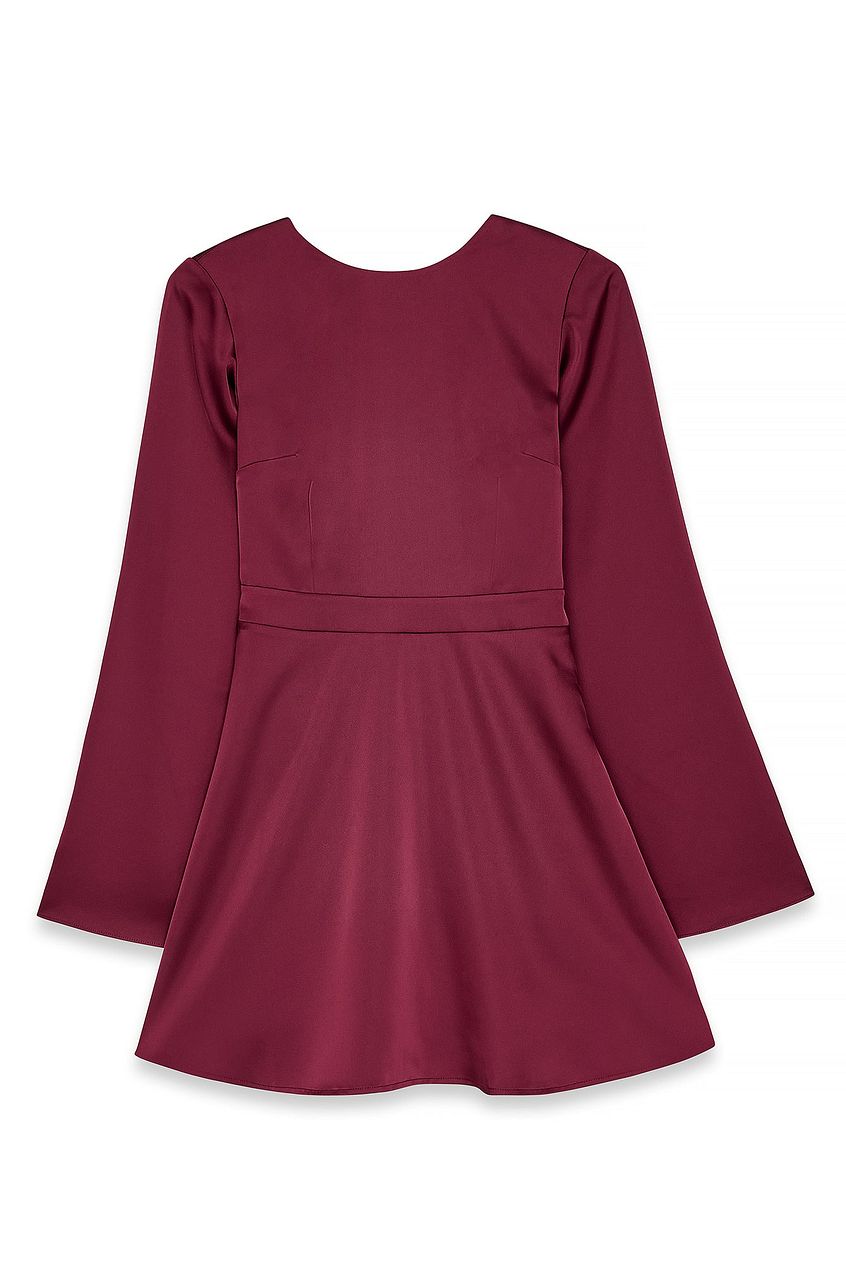 Na-kd Open Back Mini Dress