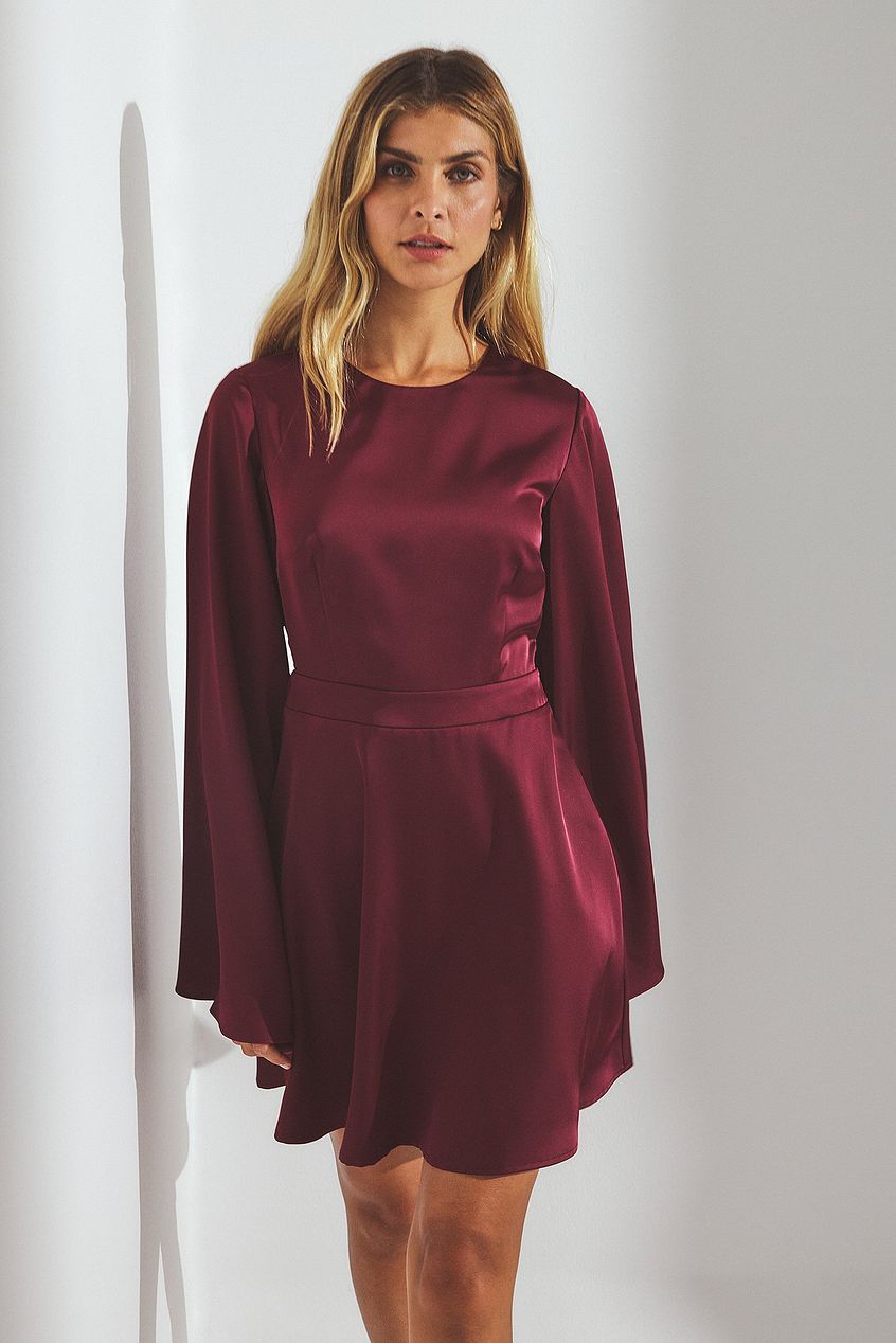 Na-kd Open Back Mini Dress