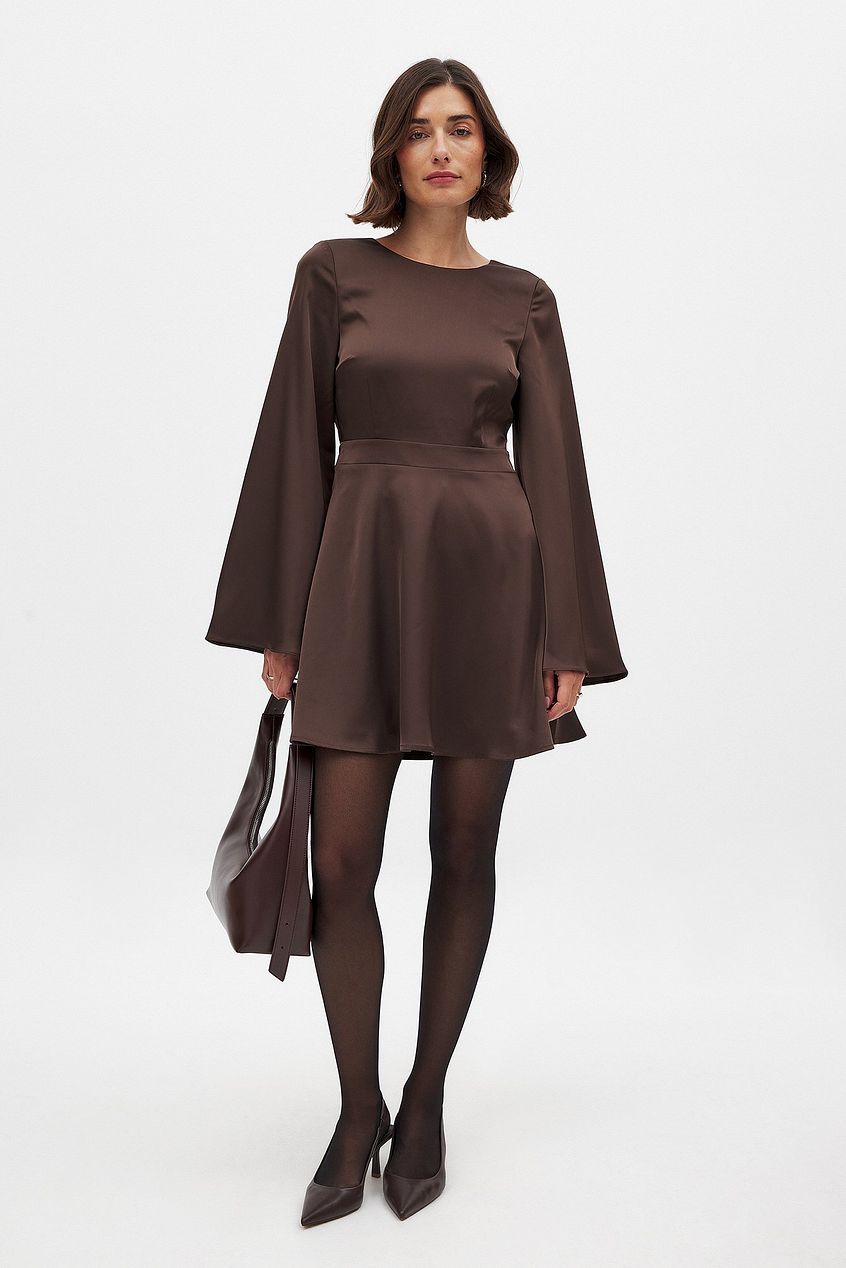 Na-kd Open Back Mini Dress