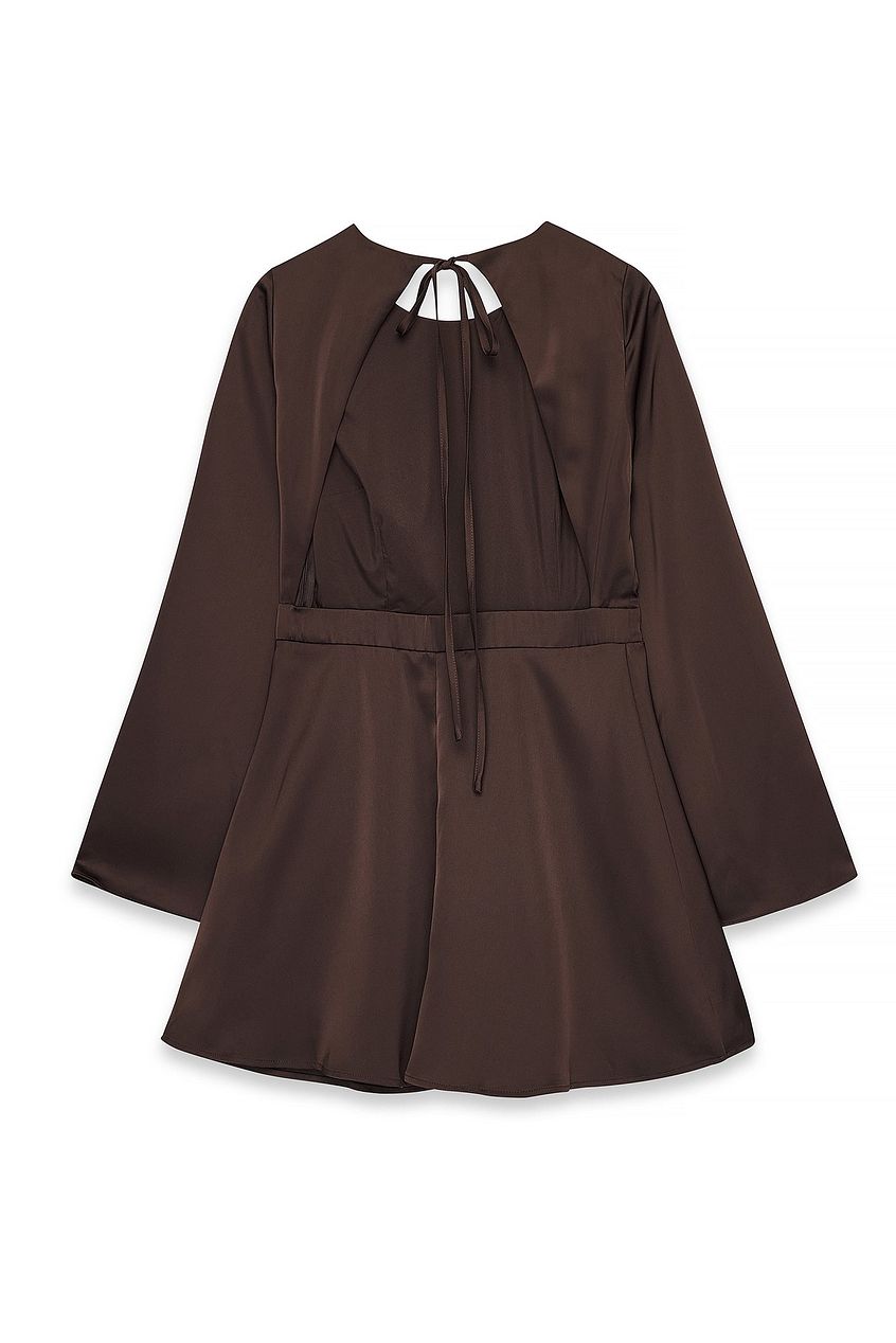 Na-kd Open Back Mini Dress