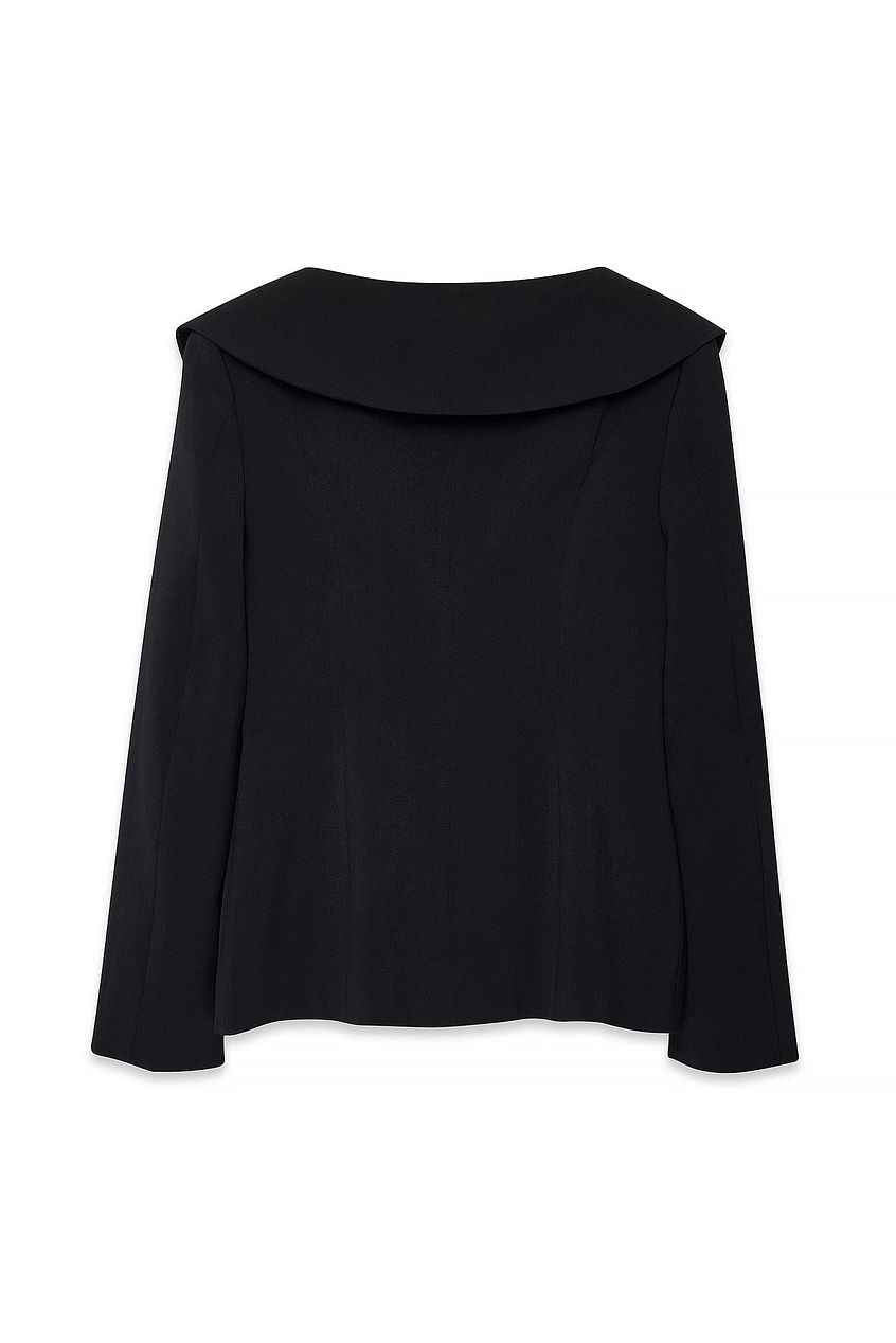 Na-kd Open Shawl Neckline Blazer