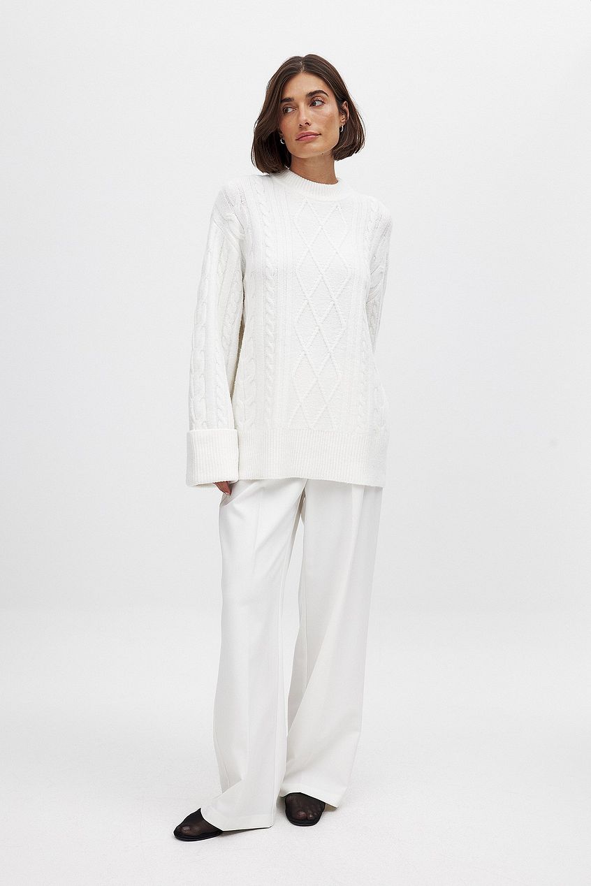 Oversized Cable Knit Sweater