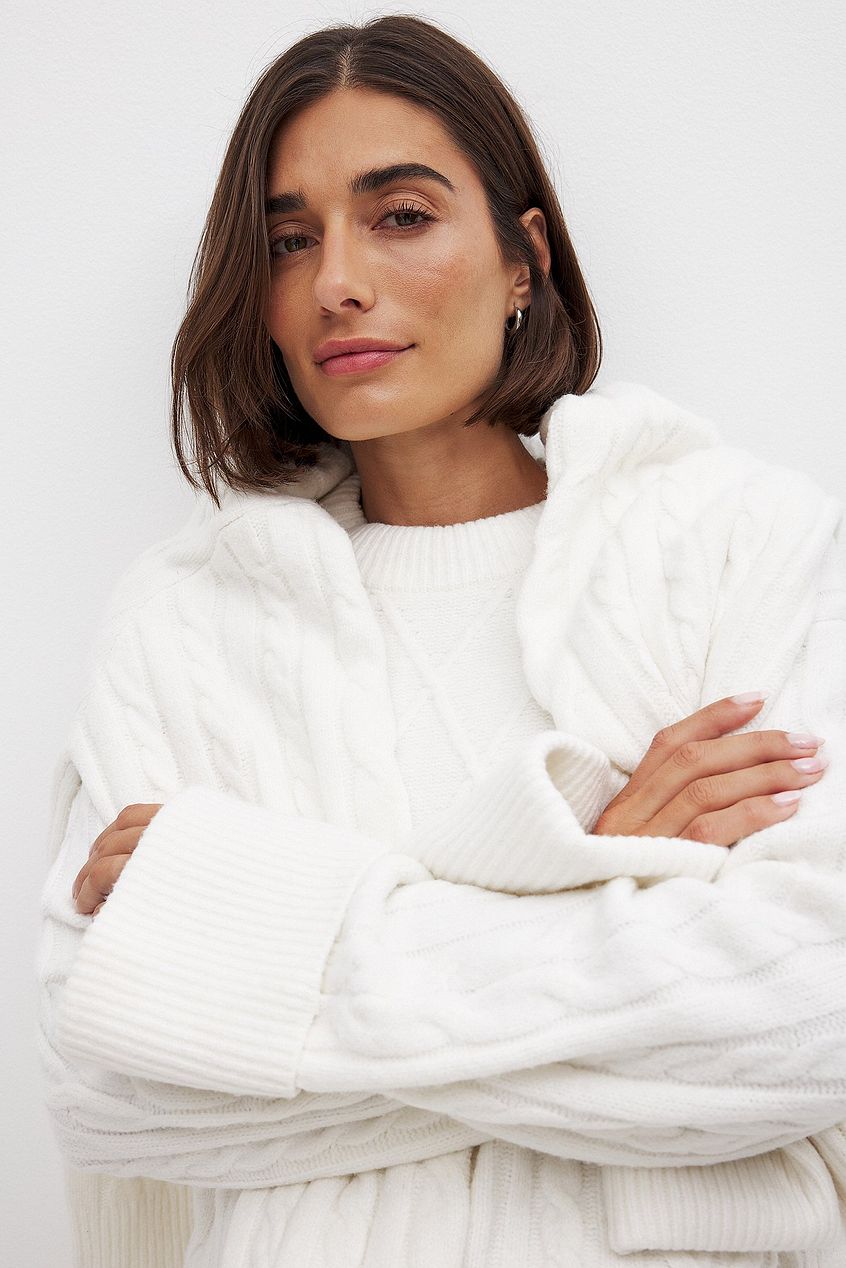Oversized Cable Knit Sweater
