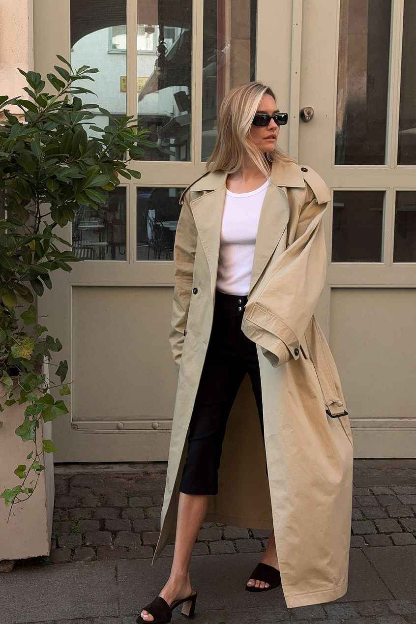 Na-kd - Oversized Classic Trenchcoat