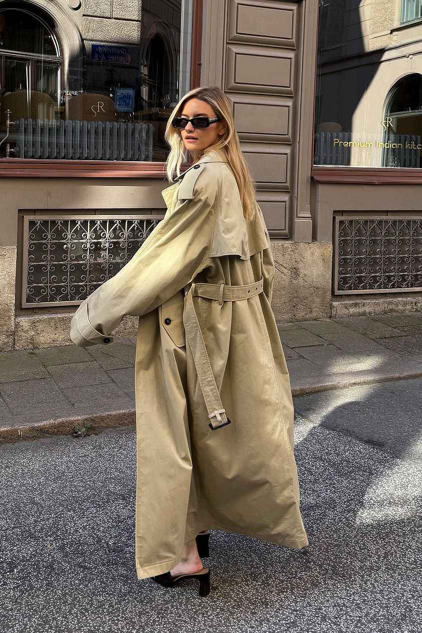 Na-kd - Oversized Classic Trenchcoat