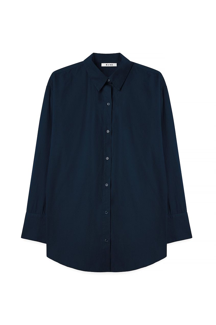 Na-kd Oversized Cotton Shirt