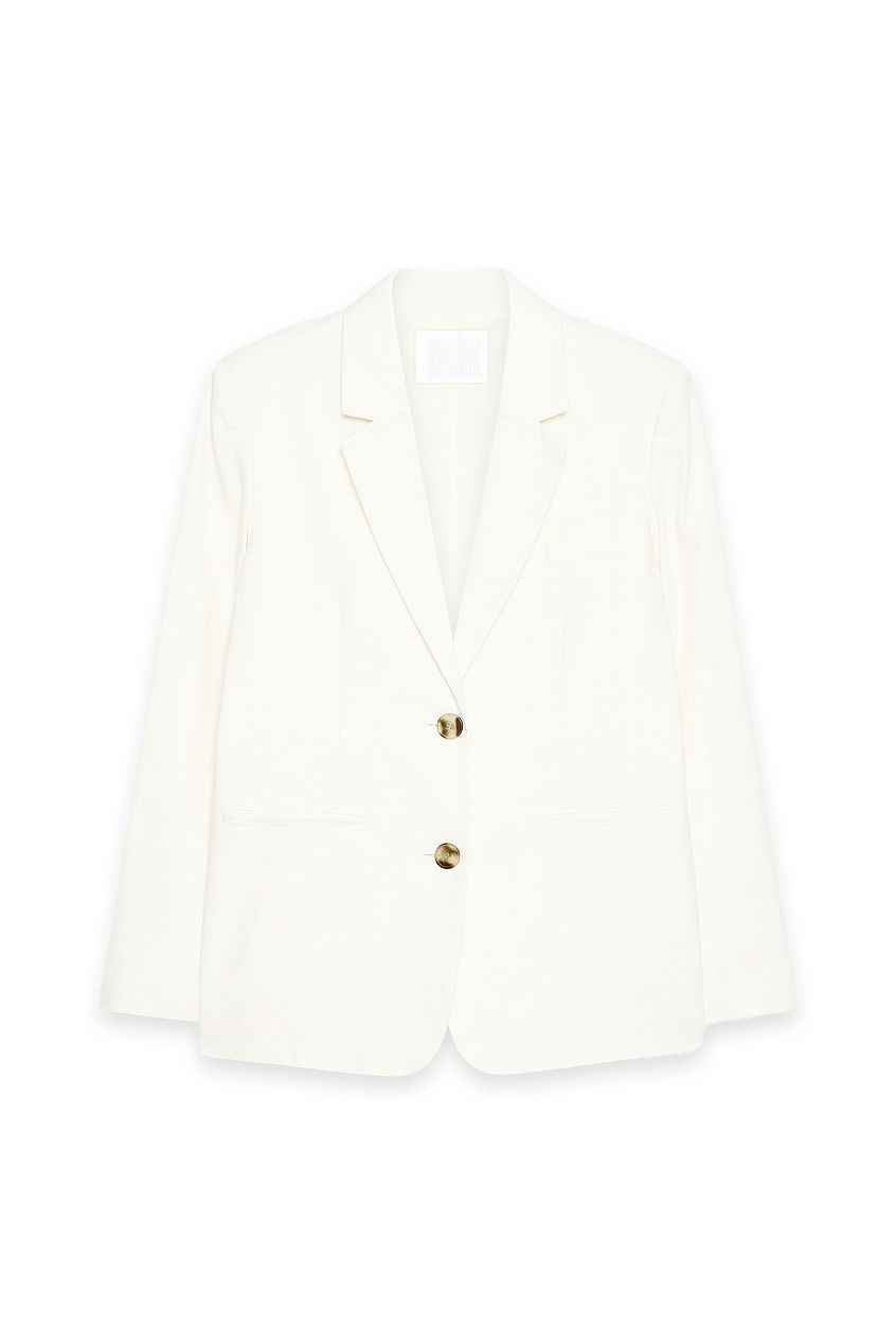 Na-kd Regular Linen-Blend Blazer