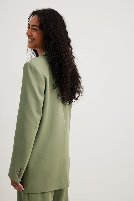 Oversized Seamline Detail Blazer