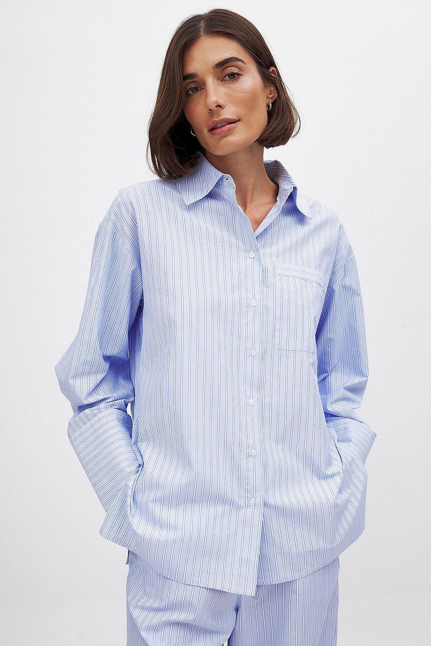 Oversized Striped Shirt