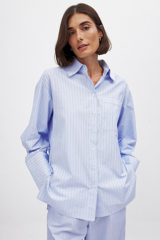 Oversized Striped Shirt