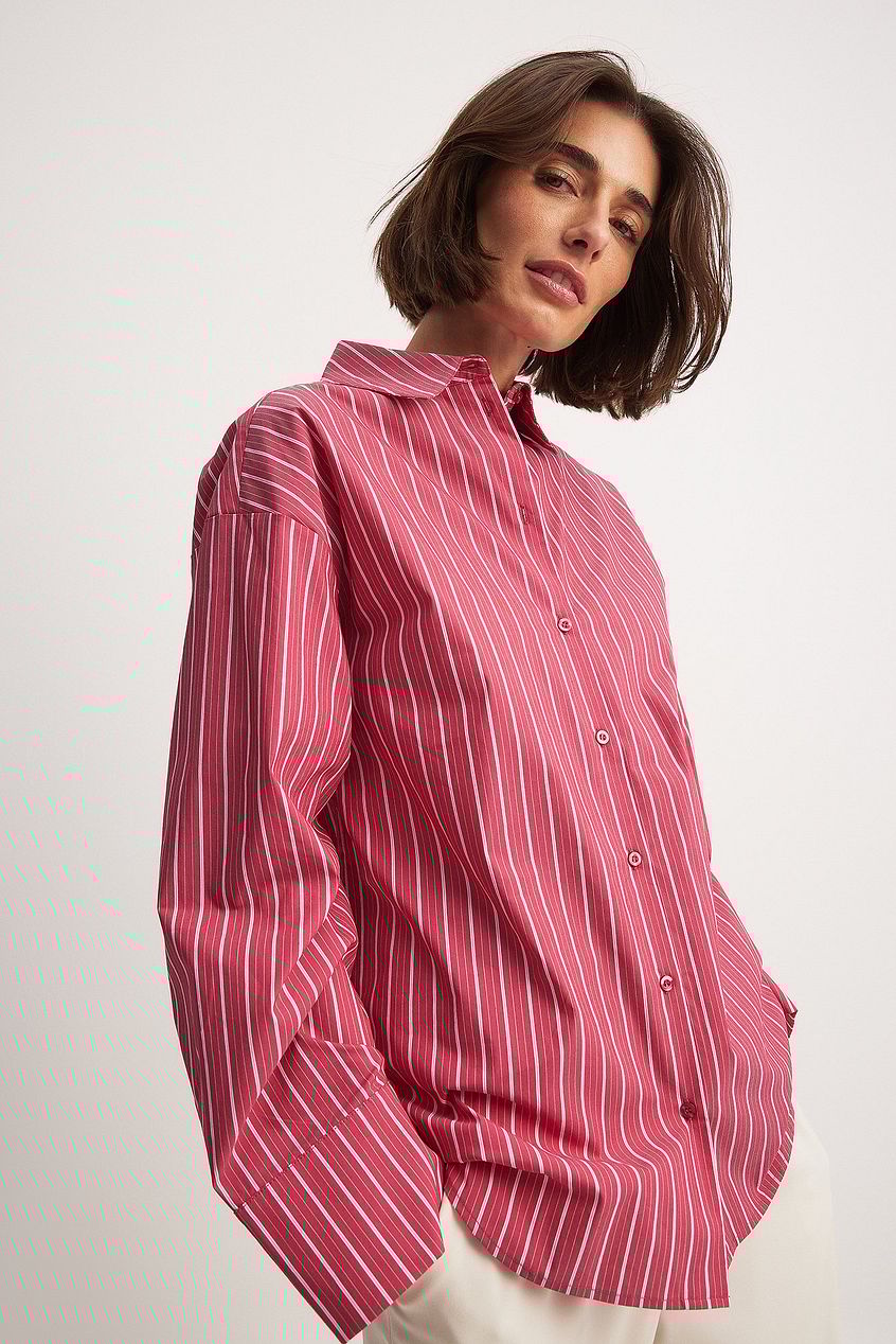 Oversized Striped Shirt