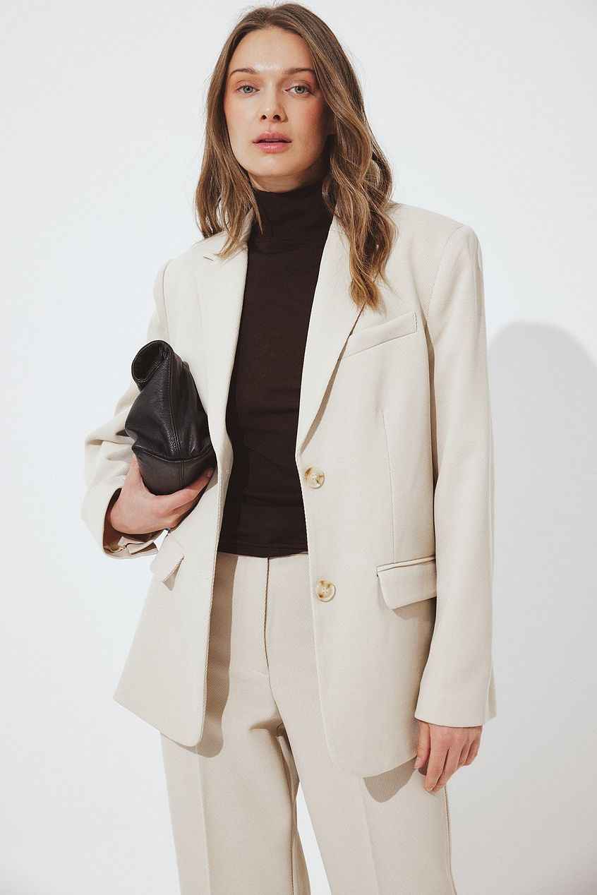 Na-kd Oversized Twill Blazer