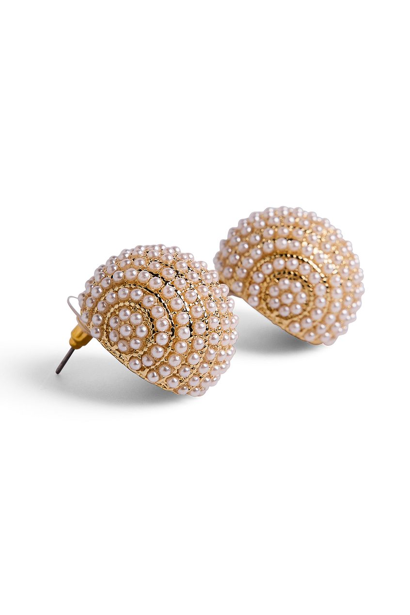 Pearl Stone Earrings