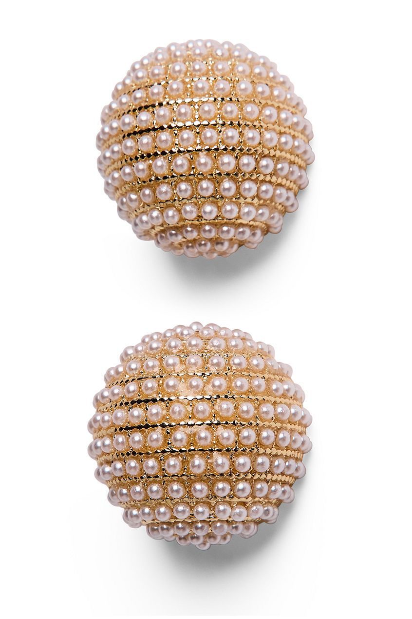 Pearl Stone Earrings