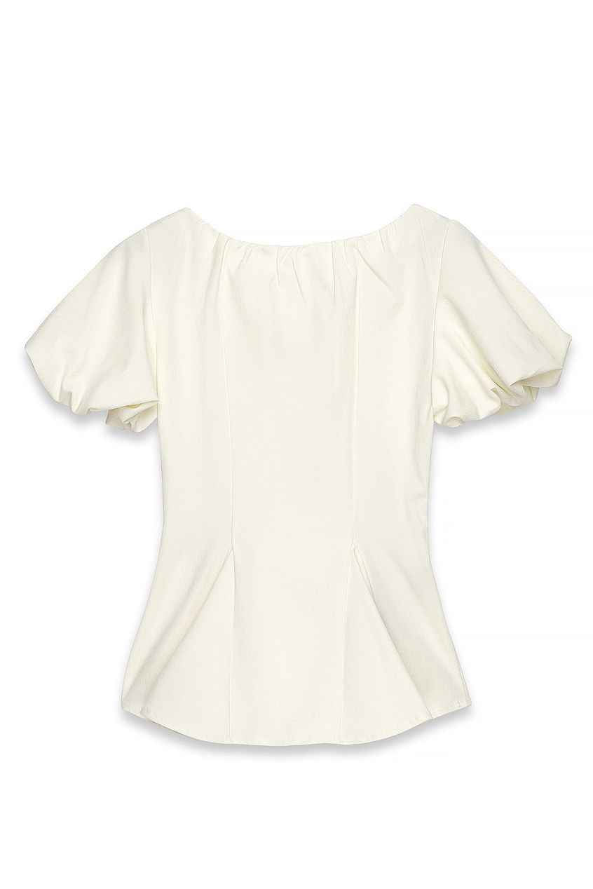 Na-kd - Peplum Sleeve Detail Blouse