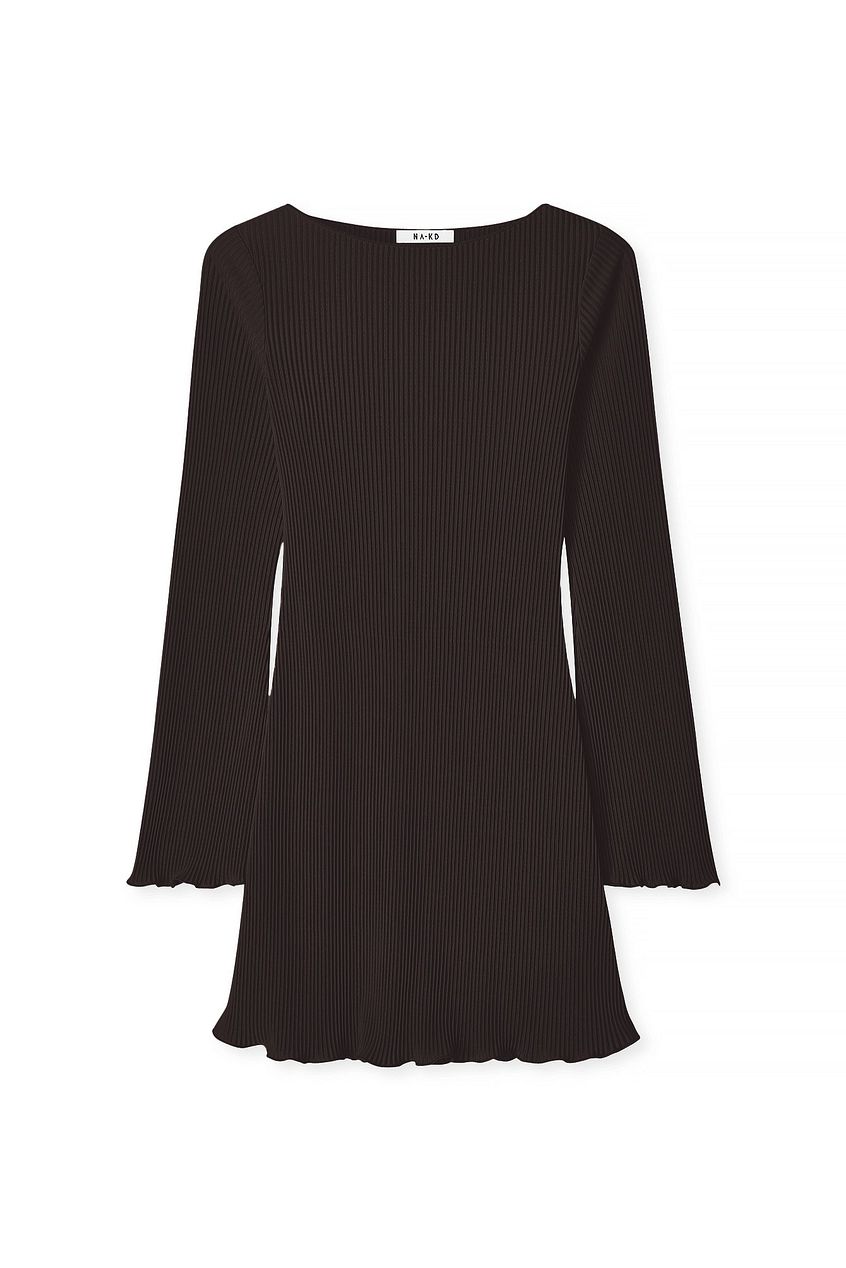 Na-kd Pleated Mini dress