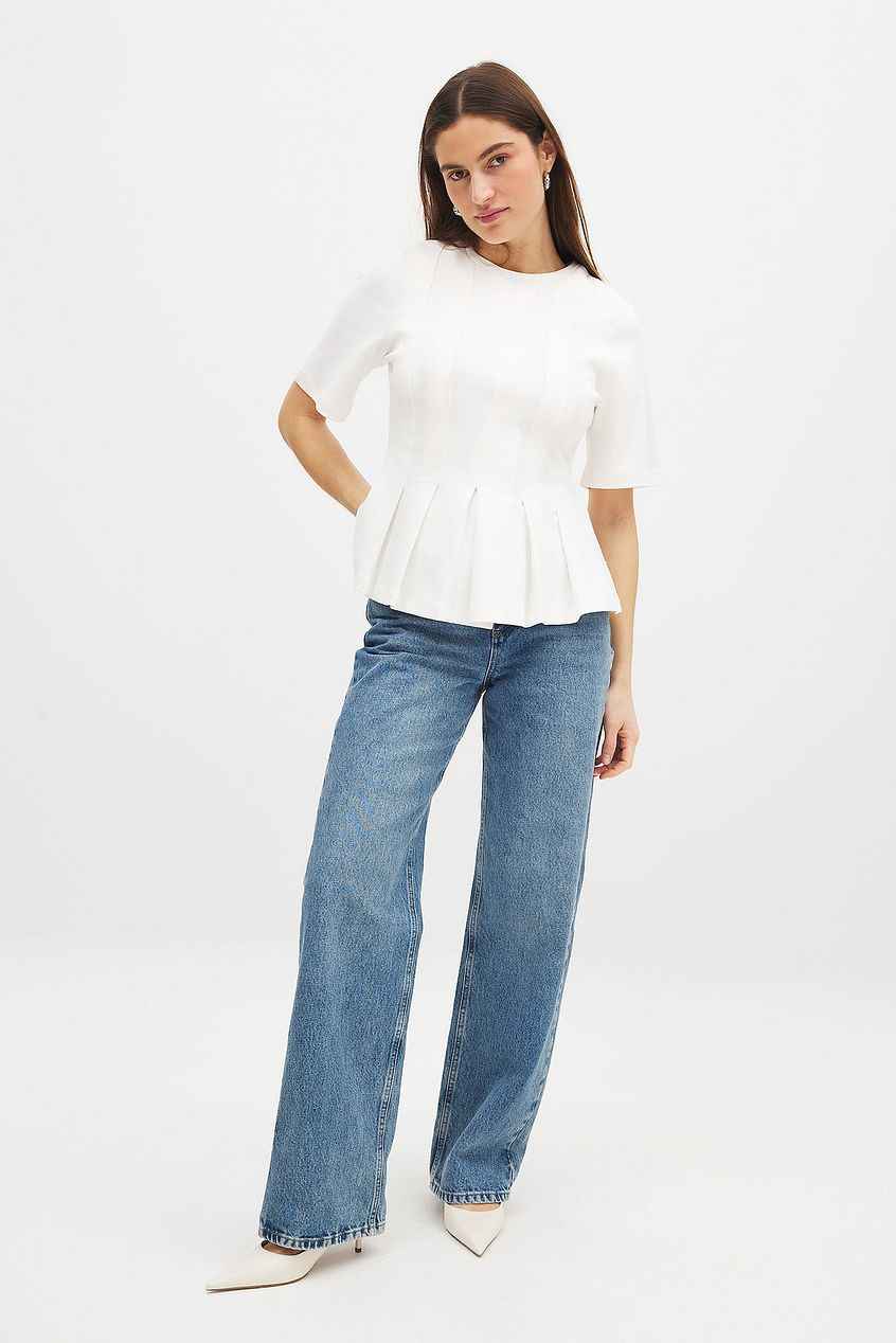 Na-kd Pleated Tee