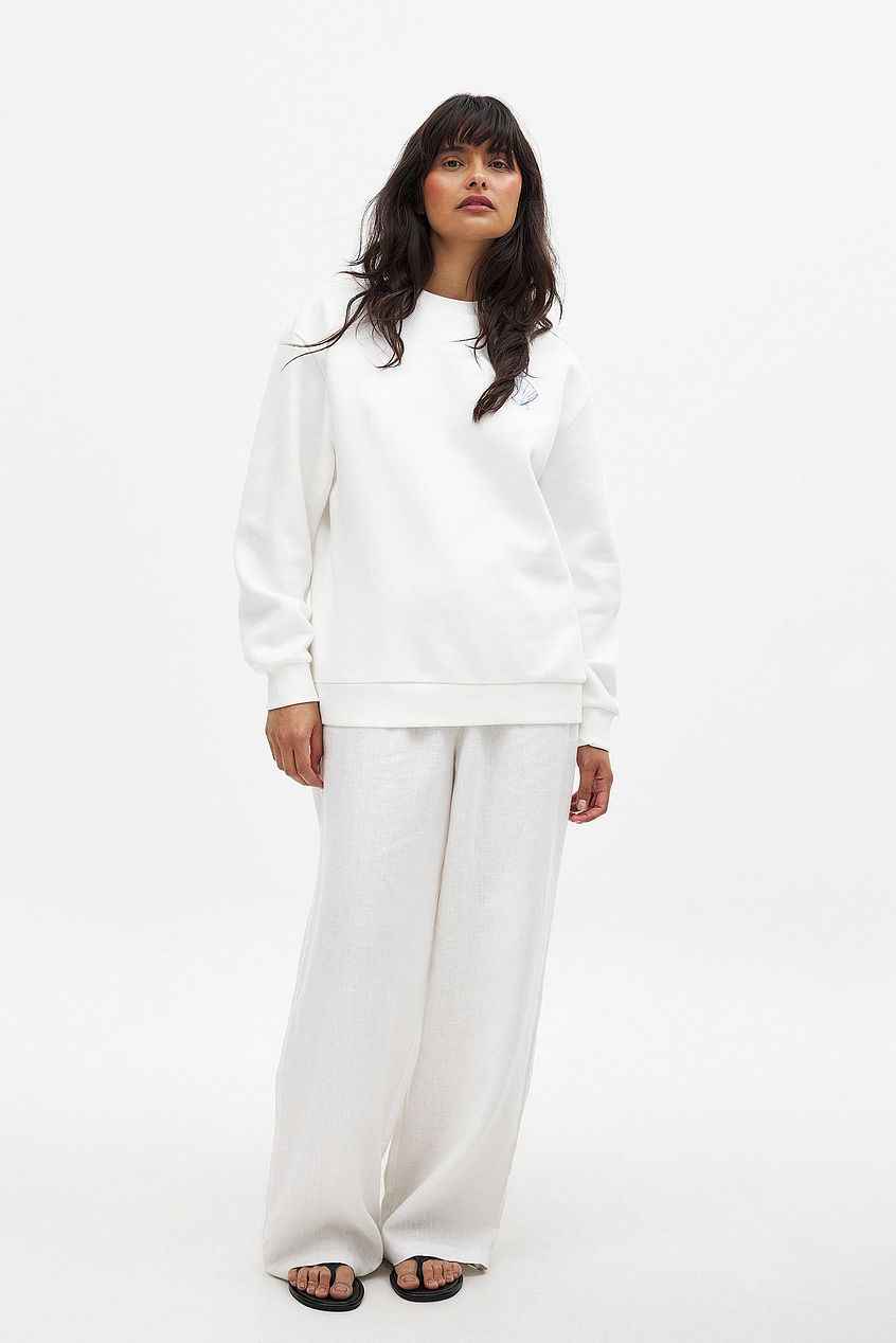 Na-kd Printed Oversized Sweatshirt