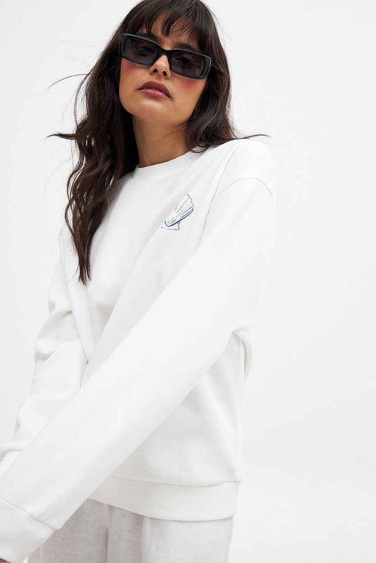 Na-kd Printed Oversized Sweatshirt