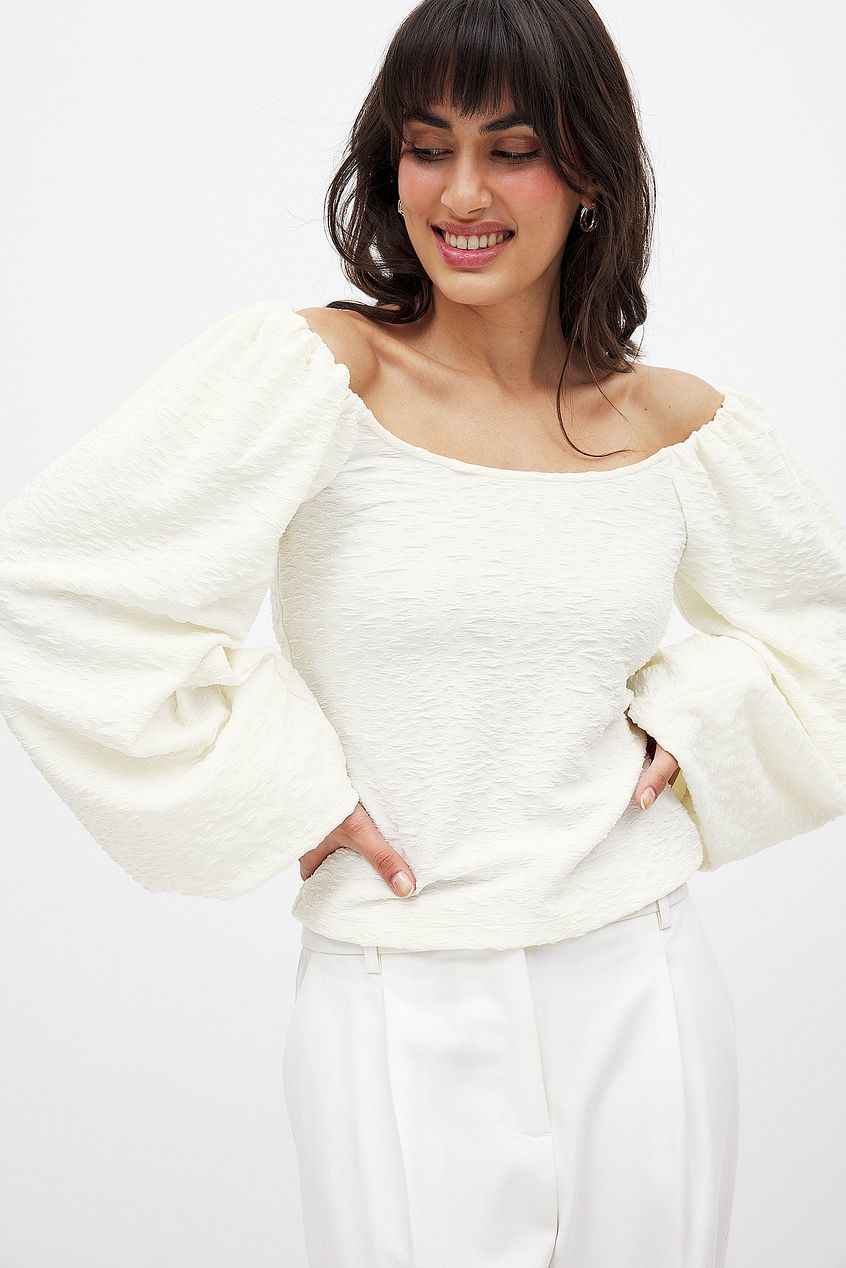 Na-kd - Puff Sleeve Top