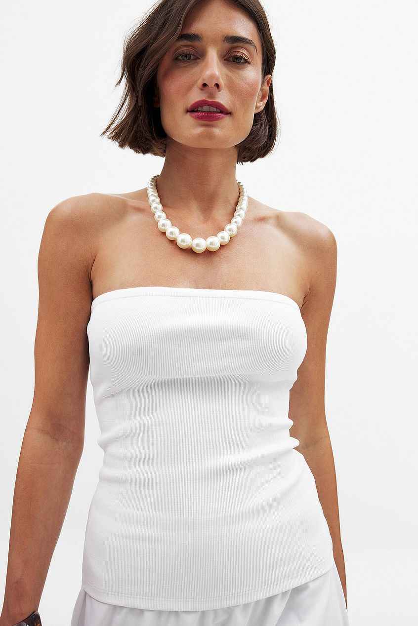 Na-kd Ribbed Tube Top