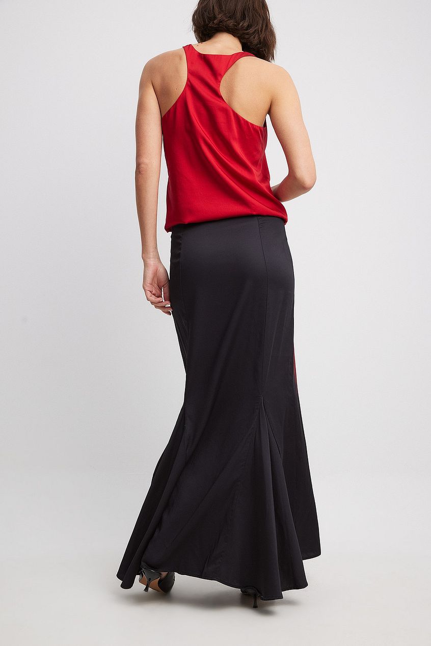 Na-kd Rose Print Skirt