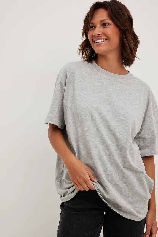 Round Neck Oversized Tee