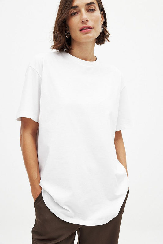 Na-kd Round Neck Oversized Tee