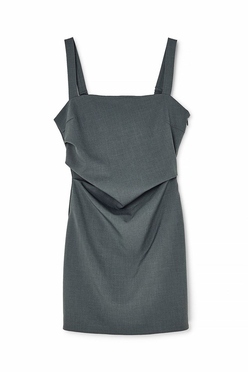 Ruched Waist Mini Dress
