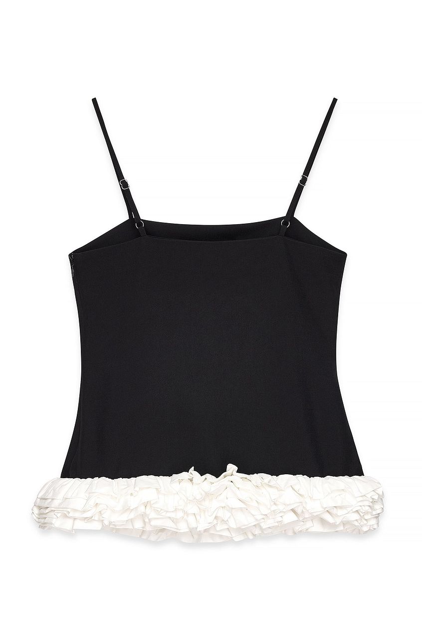 Na-kd Ruffle Detail Top