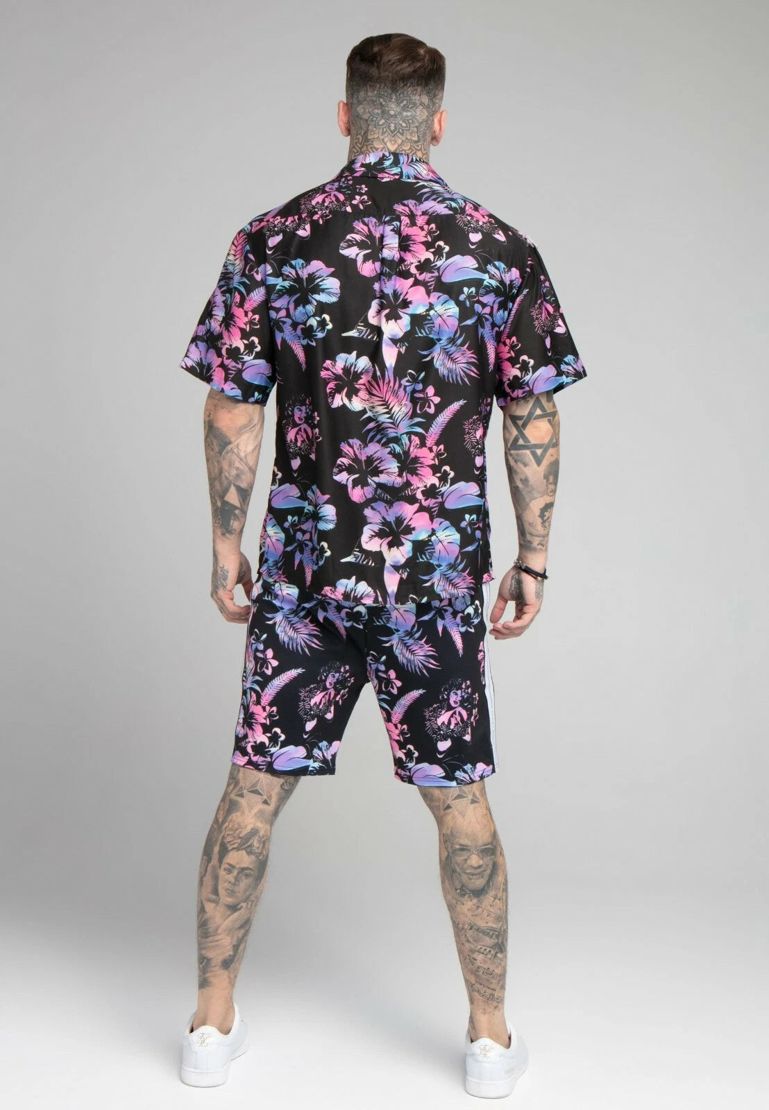 Asos Siksilk logo print t-shirt in black