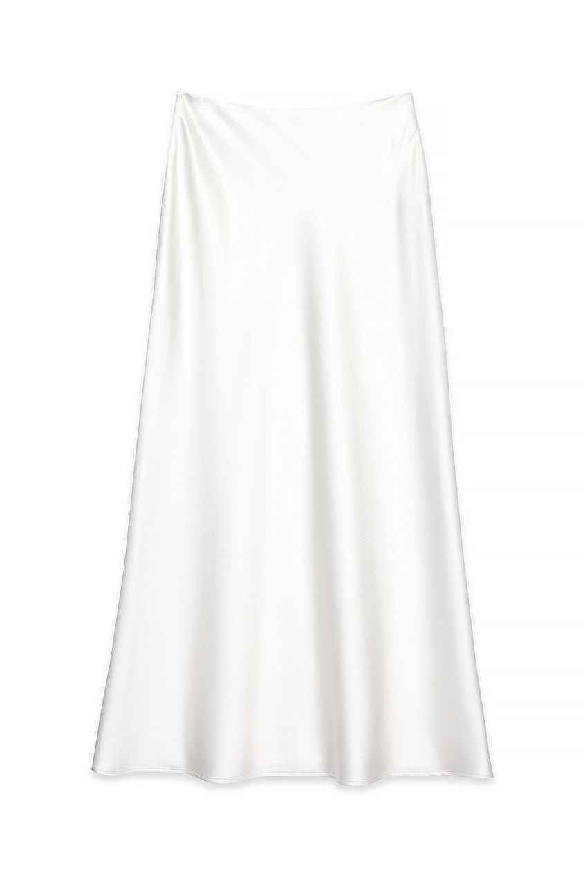 NA-KD Satin Midi Skirt