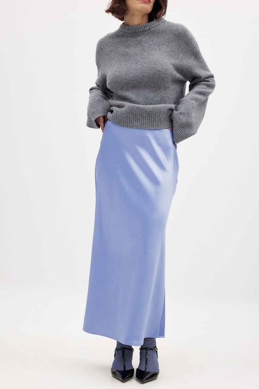 Na-kd Satin Midi Skirt