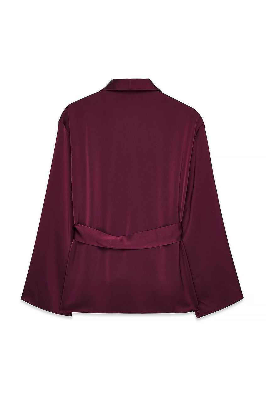 Na-kd Satin Pyjama Robe