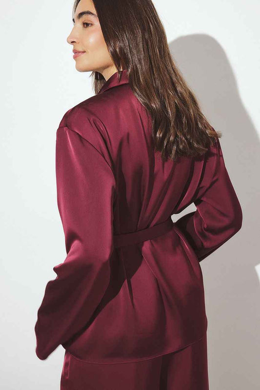 Na-kd Satin Pyjama Robe