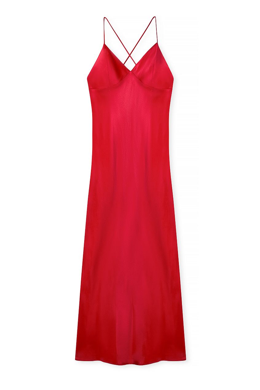 Na-kd Satin Slip Dress