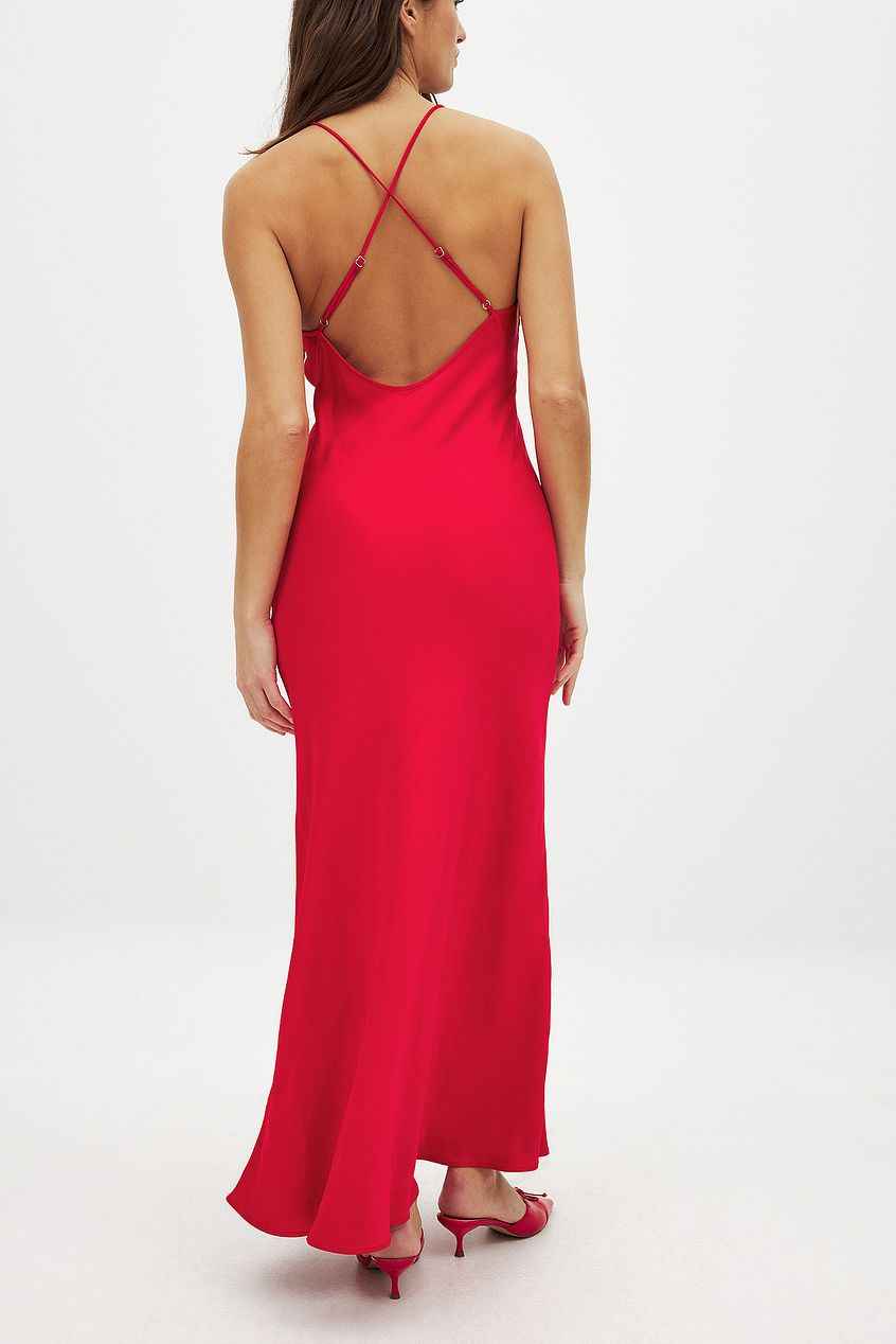 Na-kd Satin Slip Dress