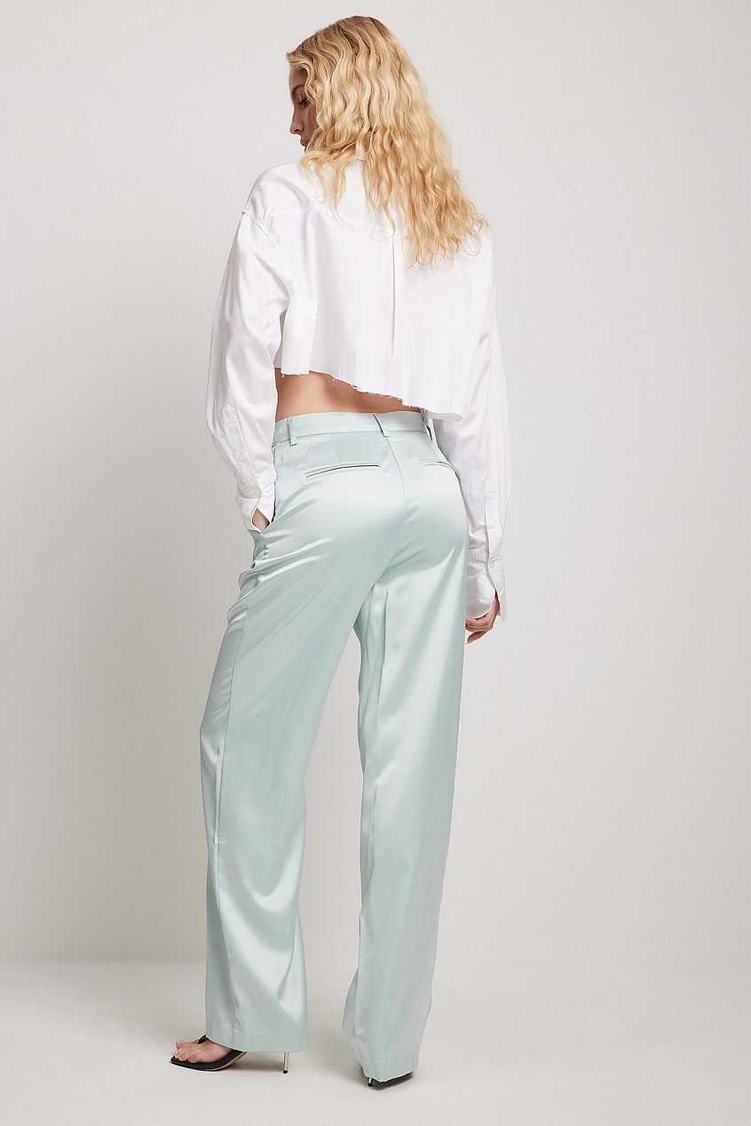 Satin Suit Pants