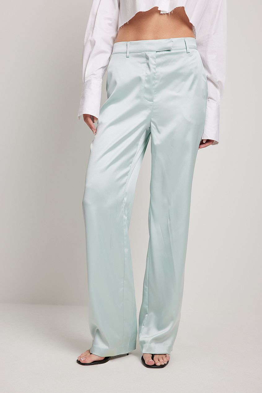 Satin Suit Pants