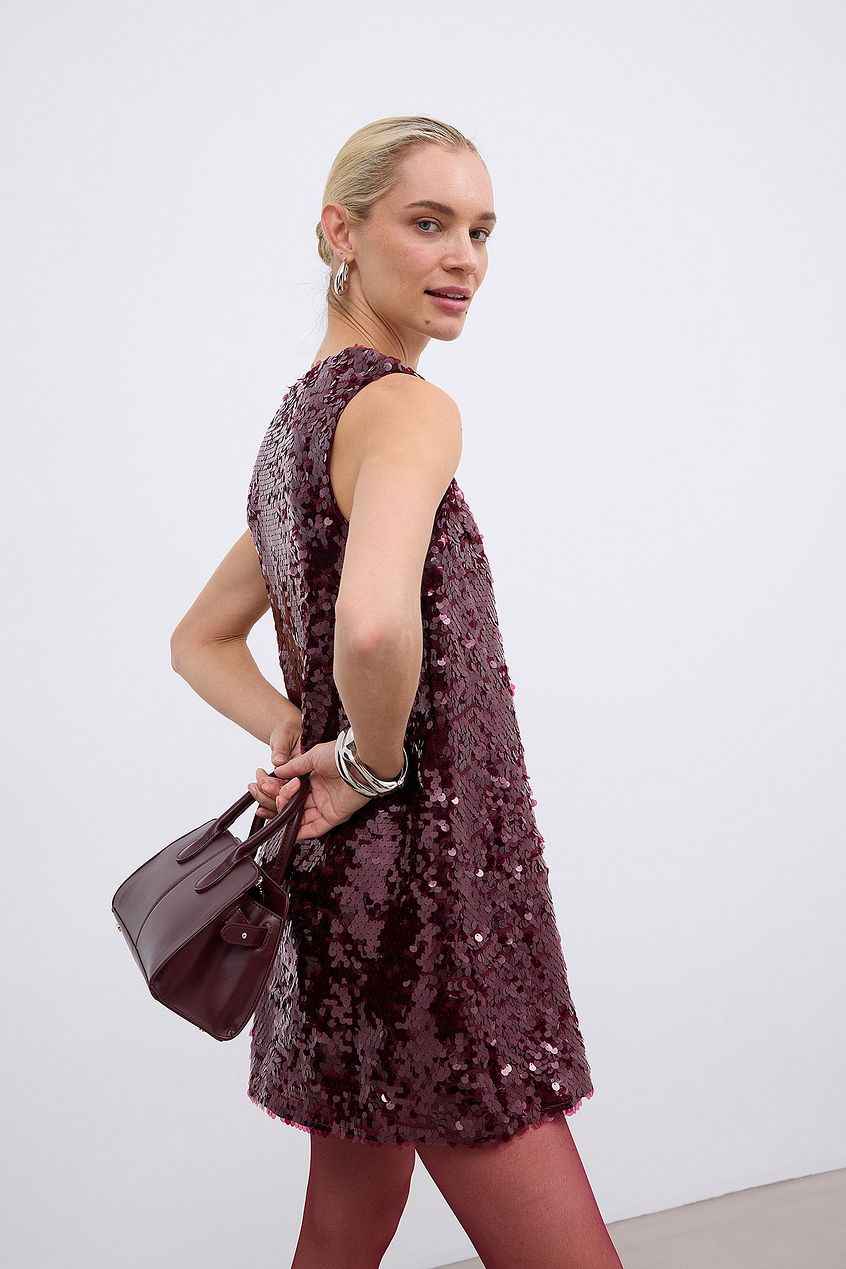 Na-kd Sequin A Line Mini Dress