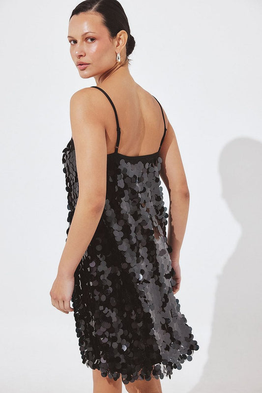 Na-kd Sequin Mini Slip Dress