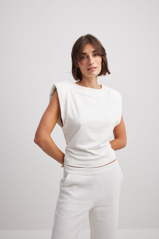 Sharp Shoulder Top