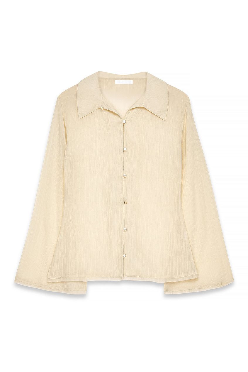 Na-kd Sheer Soft Cotton Blouse